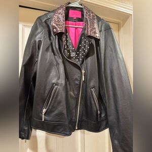 Betsey Johnson leather jacket